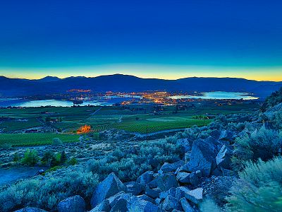 Osoyoos after dusk